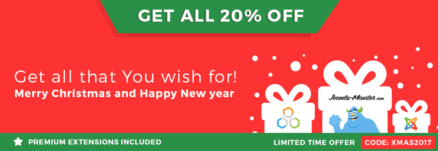 Warm Up this Christmas with Best Deals, Coupons and Discounts from Joomla, WordPress Providers