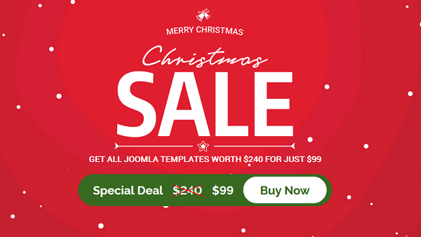 Warm Up this Christmas with Best Deals, Coupons and Discounts from Joomla, WordPress Providers