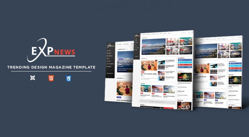 Sj ExpNews - Responsive News, Magazine Joomla Template with SP Page Builder