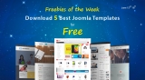 Freebies of the Week: Get 5 Premium Joomla Templates for FREE