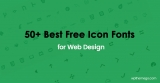 FREEBIES #9: 50+ Best Free Icon Fonts for Web Design