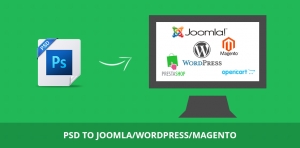 PSD to Joomla/Magento/Wordpress