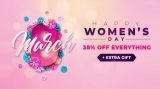Women's Day Sale: Save 38% OFF Storewide & Extra Gift from SmartAddons
