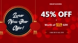 Happy New Year 2019: Up to 45% OFF Storewide & Extra Gift Worth of $19