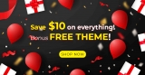 Save $10 on Any 35+ WordPress Themes - FREE Theme Bonus this Black Friday 2019!