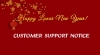 Customer Support Notice for Lunar New Year Holiday 2019