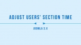 Adjust Users' Section Time in Joomla 3.x