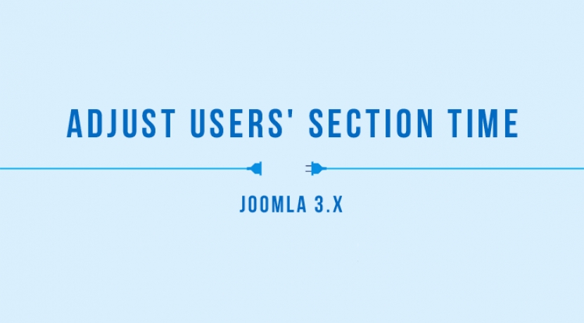 Adjust Users' Section Time in Joomla 3.x