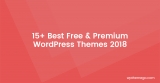 15+ Best Free & Premium WordPress Themes 2018
